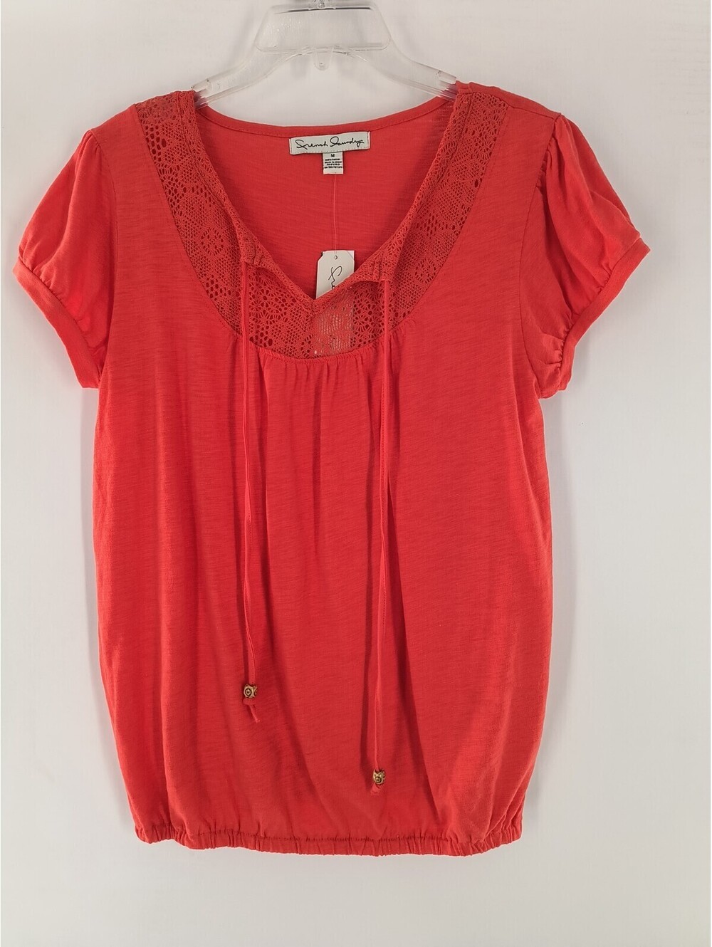 French Laundry Women's Blouse M Salmon NWT 102
